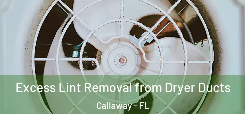 Excess Lint Removal from Dryer Ducts Callaway - FL